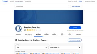 
                            6. Working at Prestige Care, Inc.: 203 Reviews | Indeed.com