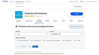 
                            8. Working at Protective Life Insurance in Birmingham, AL: 92 Reviews ...