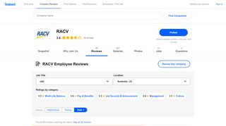 
                            9. Working at RACV: Employee Reviews | Indeed.com