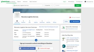 
                            8. Working at Recovery Logistics Services | Glassdoor