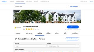 
                            9. Working at Runwood Homes: 151 Reviews | Indeed.co.uk