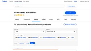 
                            3. Working at Strat Property Management: Employee Reviews | Indeed.com