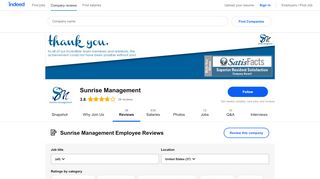 
                            7. Working at Sunrise Management: Employee Reviews | Indeed ...