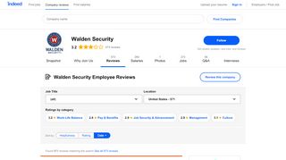 
                            4. Working at Walden Security: 555 Reviews | Indeed.com