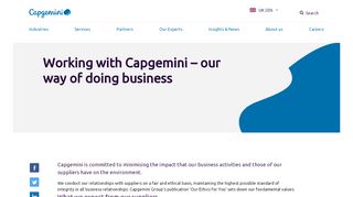 
                            6. Working with Capgemini | Supplier Expectations | Capgemini UK