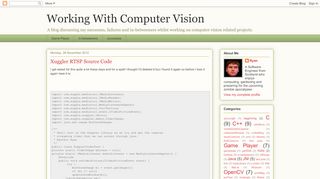 
                            7. Working With Computer Vision: Xuggler RTSP Source Code