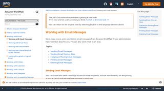 
                            2. Working with Email Messages - Amazon WorkMail