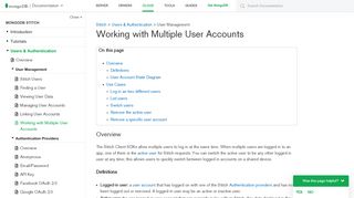 
                            2. Working with Multiple User Accounts — MongoDB …