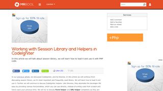 
                            7. Working with Session Library and Helpers in CodeIgniter - MrBool