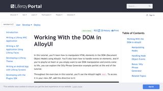 
                            4. Working With the DOM in AlloyUI - dev.liferay.com