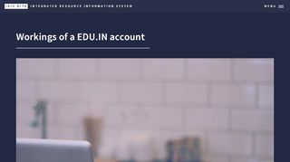 
                            5. Workings of a EDU.IN account - blog.iris.nitk.ac.in