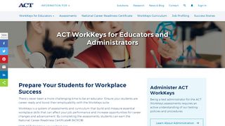 
                            5. WorkKeys for Educators - Products and Services | …