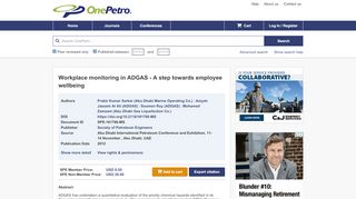 
                            6. Workplace monitoring in ADGAS - A step towards employee ...