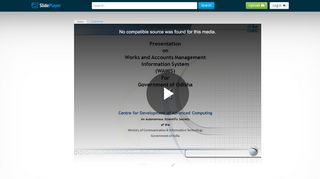 
                            1. Works and Accounts Management Information System (WAMIS) For ...