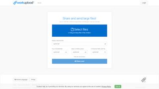 
                            2. workupload - Share and send large files.