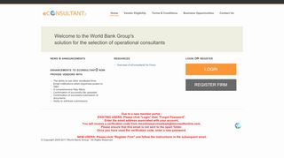 
                            9. World Bank - WBG eConsultant2