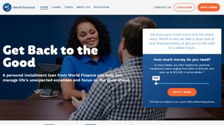 
                            11. World Finance - Get Personal Loans & Installment Loans Online