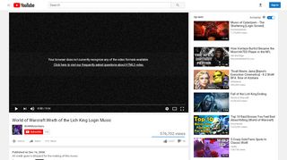 
                            5. World of Warcraft Wrath of the Lich King Login Music