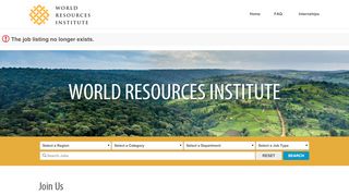 
                            3. World Resources Institute Careers - Knowledge Manager - Jobvite