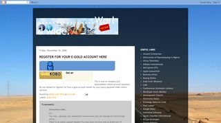 
                            1. World wide.: REGISTER FOR YOUR E-GOLD ACCOUNT HERE - …