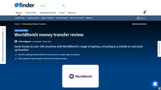 
                            7. WorldRemit money transfer review - August 2019 | …