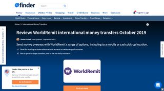 
                            8. WorldRemit money transfers review - August 2019 …