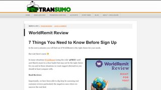 
                            8. WorldRemit Review - 7 Things You Must Know Before You Signup