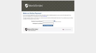 
                            5. WorldStrides - Online Registration