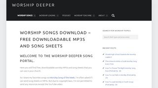 
                            8. Worship Songs Download - Free Downloadable MP3s and Song ...