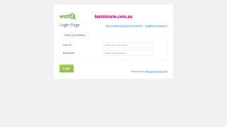 
                            1. Wotif Login Page