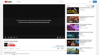
                            2. WotLK Log-In Screen - YouTube