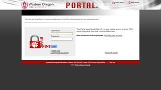 
                            6. WOU Portal - Portal - Western Oregon University