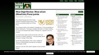 
                            9. Wow Digit Review: Wow eCoin (WowCoin) Ponzi points