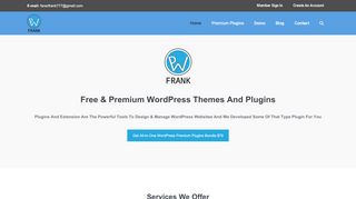 
                            9. WP Frank - Free & Premium WordPress Themes And Plugins
