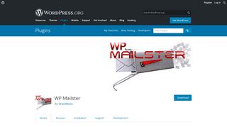 
                            7. WP Mailster – WordPress plugin | WordPress.org