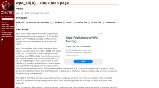 
                            5. wpa_cli(8): WPA client - Linux man page