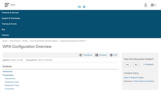 
                            7. WPA Configuration Overview - Cisco