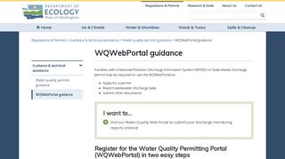 
                            4. WQWebPortal guidance - Washington State Department of ...