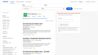 
                            5. Wren Kitchens Jobs - September 2019 | Indeed.co.uk