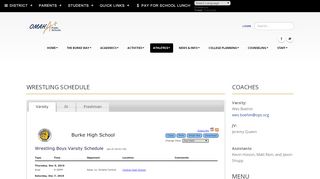 
                            9. Wrestling - Burke High School - Omaha Public Schools