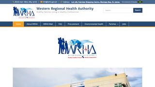 
                            8. wrha.gov.jm - Home of the Western Regional Health Authority