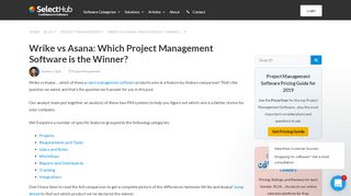 
                            9. Wrike vs Asana | Which Project Management Software Wins in ...