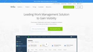 
                            3. Wrike: Your online project management software