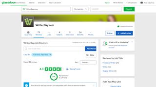 
                            2. WriterBay.com Reviews | Glassdoor