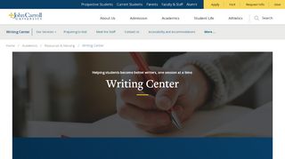 
                            9. Writing Center - sites.jcu.edu