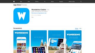 
                            9. Wunderino Casino on the App Store