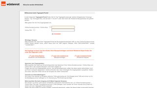 
                            3. Wüstenrot Online Service - e-bank.wuestenrot.de