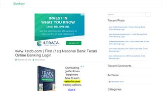 
                            9. www.1stcb.com | First (1st) National Bank Texas …