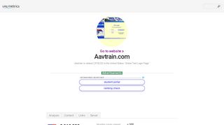 
                            1. www.Aavtrain.com - Online Test Login Page - Urlm.co