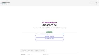 
                            9. www.Arascom.de - Telefonkartenshop